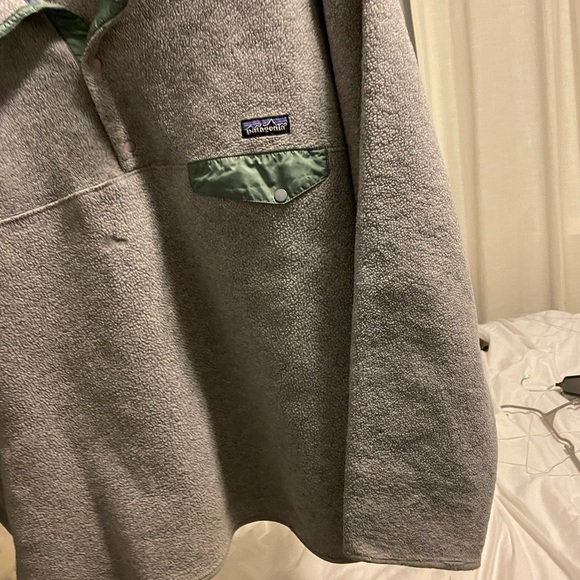 Vintage 1990s deep pile synchilla heavyweight Patagonia fleece snap t - Picture 8 of 11